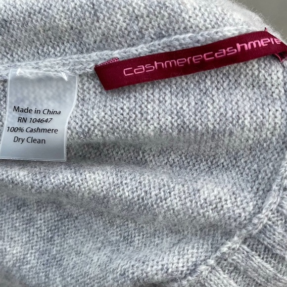 CashmereCashmere Gray 100% Cashmere Unisex Beanie grey preloved great condition - Picture 3 of 4